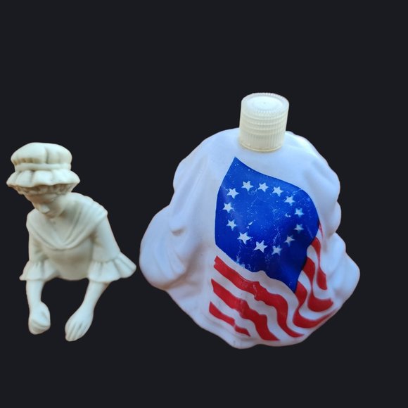 Rare Vintage Betsy Ross Perfume by Avon American Flag On Dress - Picture 2 of 4
